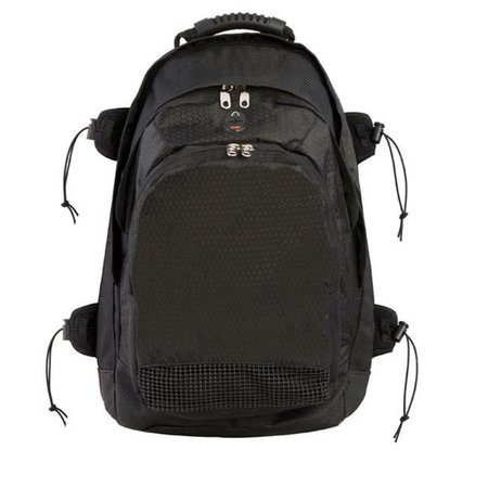 CHAMPION SPORTS Champion Sports BP802BK 13 x 20 x 10 in. Deluxe All Purpose Backpack; Black BP802BK